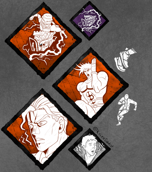 Джоджо наклейки Джотаро