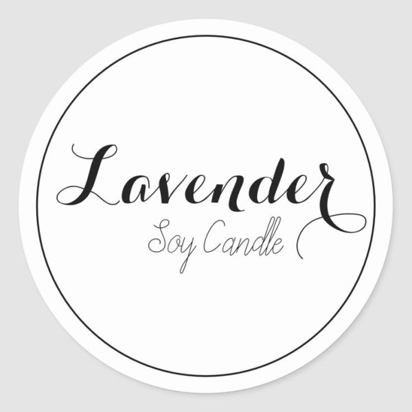 Макет этикеток для свечей