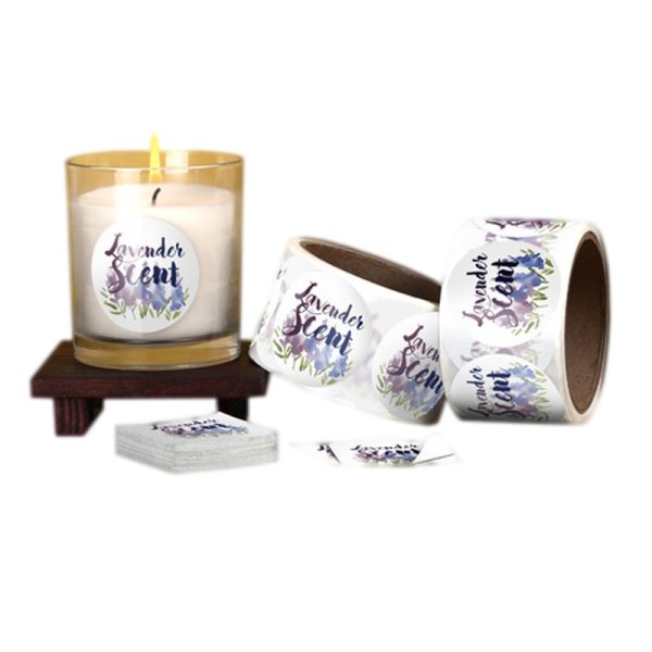 Этикетки на свечи прозрачные