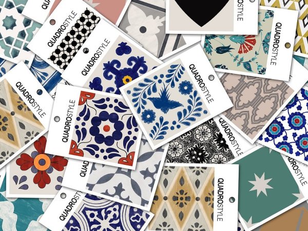 Наклейка на старый кафель