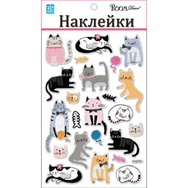 Наклейки мини "кошечки"