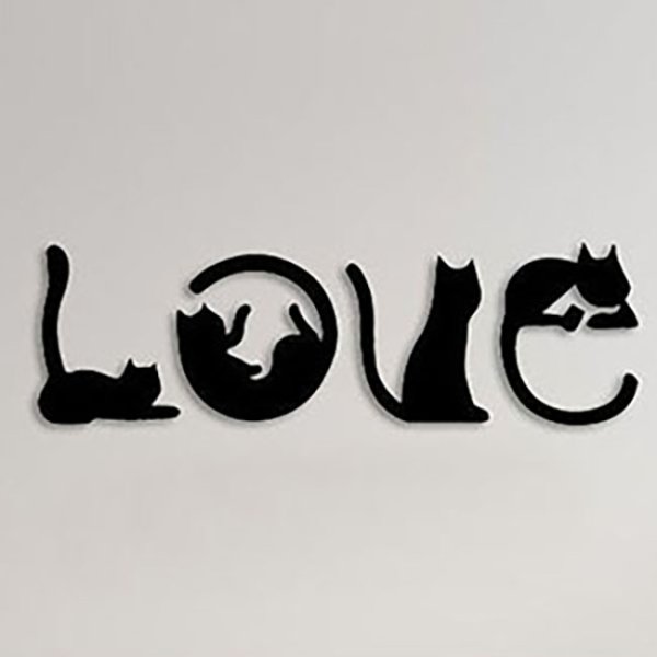 Смешные силуэты котов