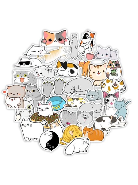 Наклейки котики