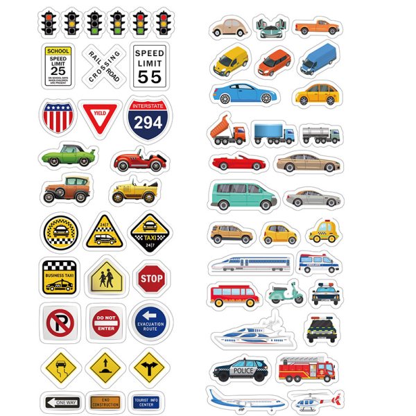 Стикеры для игрушечных машин