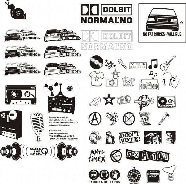 Маленькие наклейки на авто