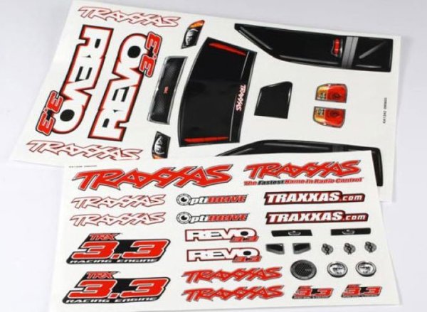 Наклейки на модели машин