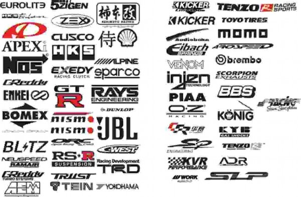Наклейки для автотюнинга