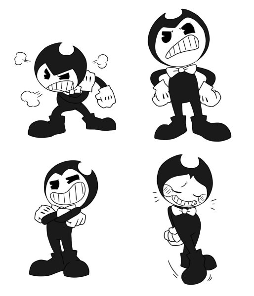 Борис Bendy and the Ink Machine раскраска