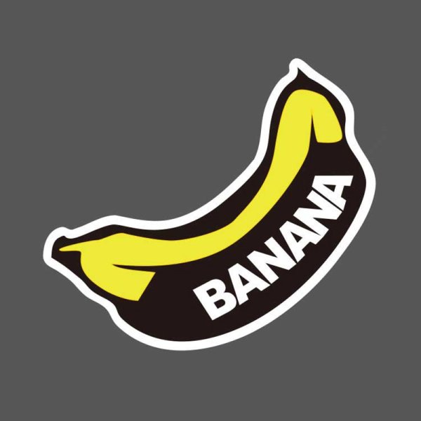 Наклейки с бананов