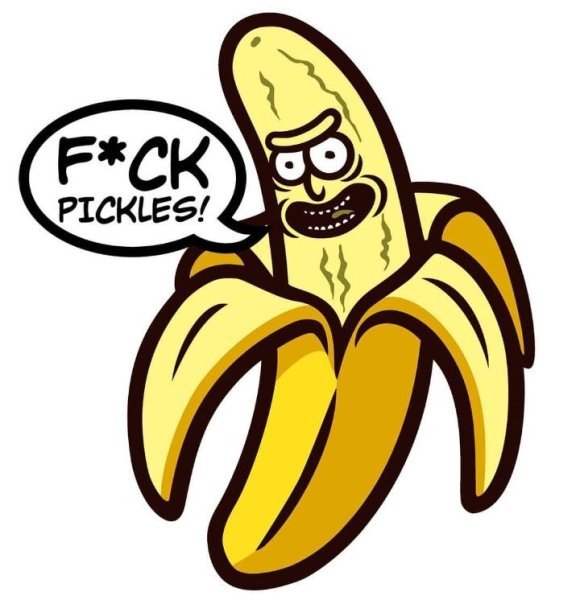 Банан стикер