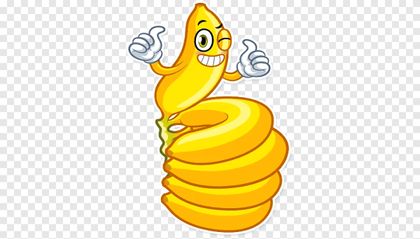 Стикеры очаровательный банан