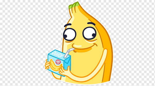 Банан стикер