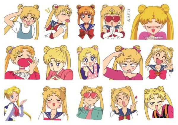 Sailor Moon Стикеры