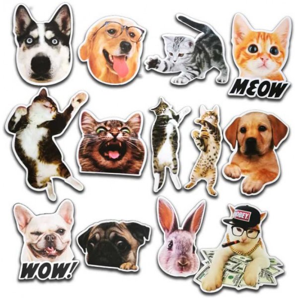 Наклейка - собачка