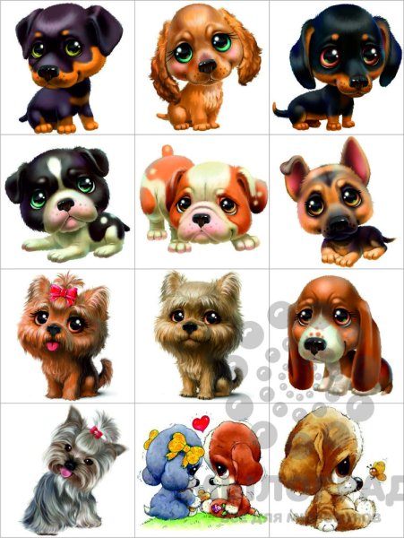 Стикер "собачка"