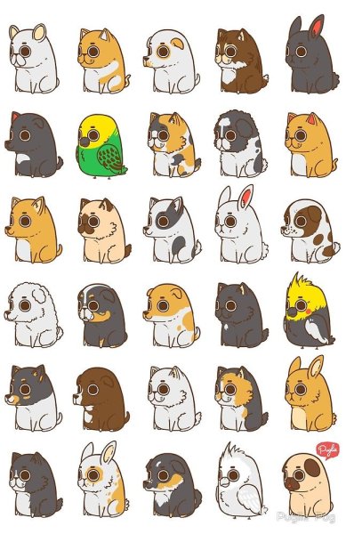 Стикер "собачка"