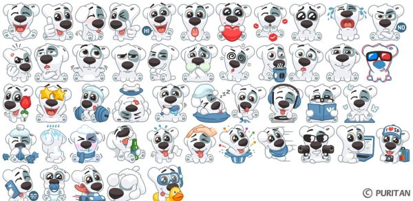 Стикеры из ВК Спотти