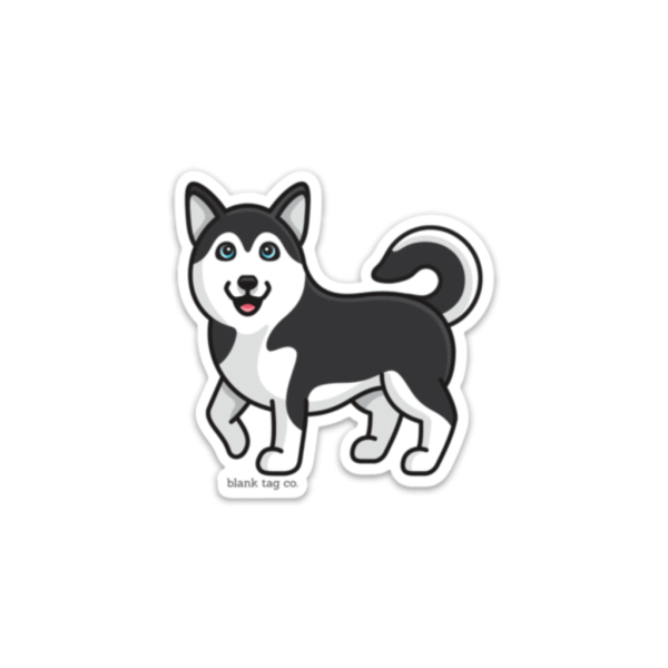Наклейки хаски