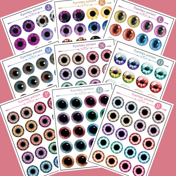 Глаза наклейки