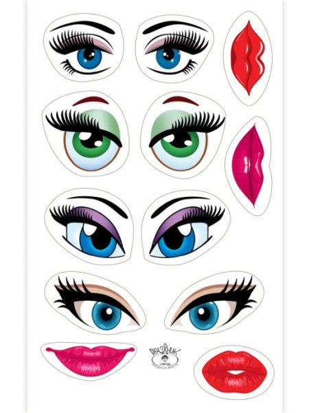 Милые глаза для поделок