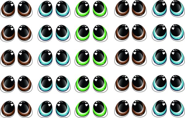 Красивые глаза для поделок