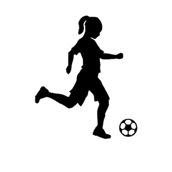 Трафарет футболиста