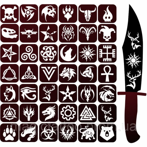 Наклейки для травления металла