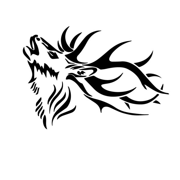 Трафареты для травления на металле животные