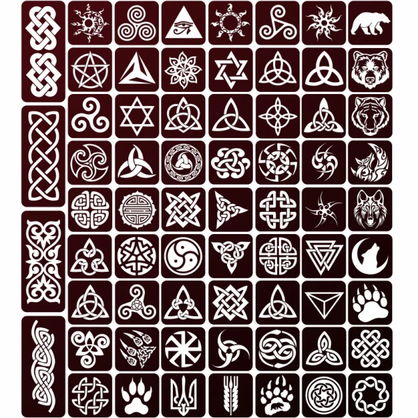 Трафарет для травления Викинг