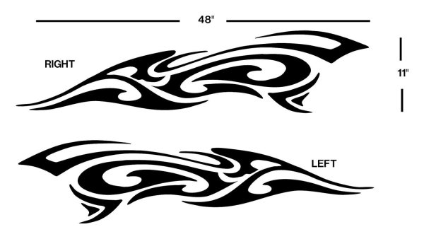 Трафарет на топор