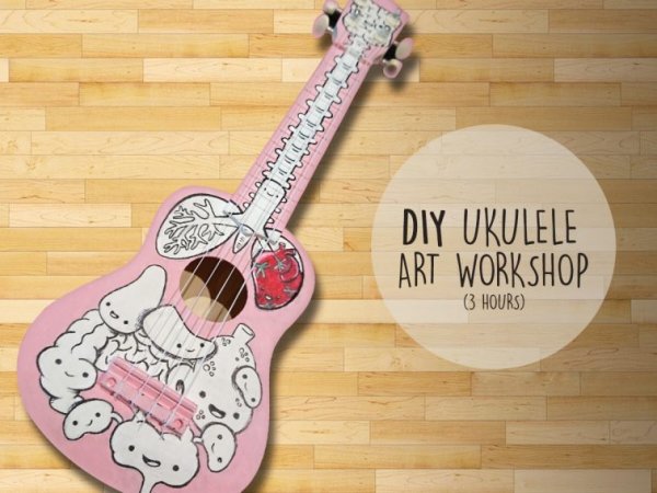 Стикеры на укулеле