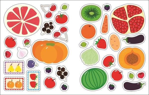 Стикеры фруктики