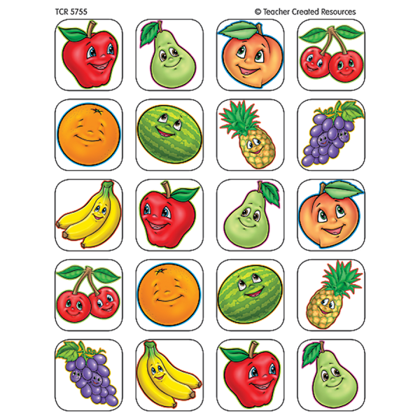 Стикеры фрукты