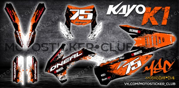 Наклейки на Kayo k1