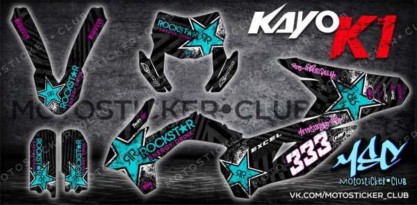 Наклейки на Kayo k1