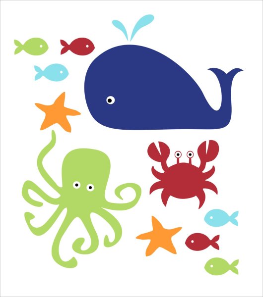 Наклейки на ванну для детей