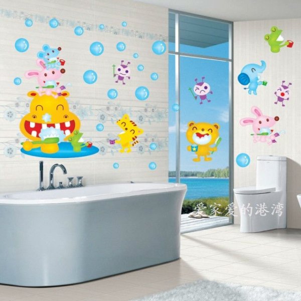 Наклейки в ванную