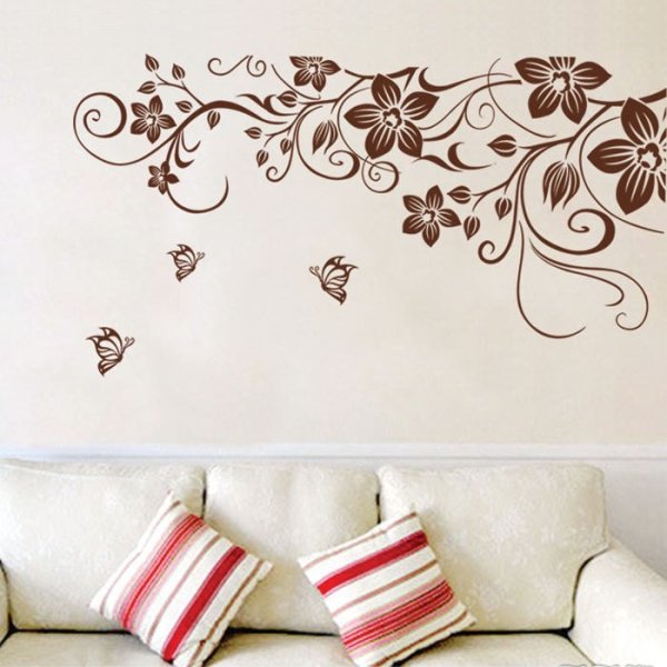 Интерьерные наклейки для гостиной