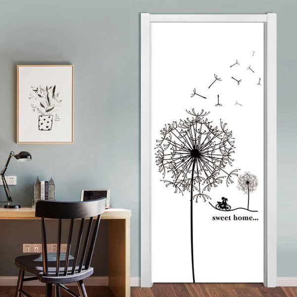 Наклейка интерьерная на дверь