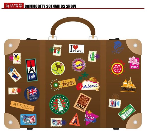Наклейки на чемодан