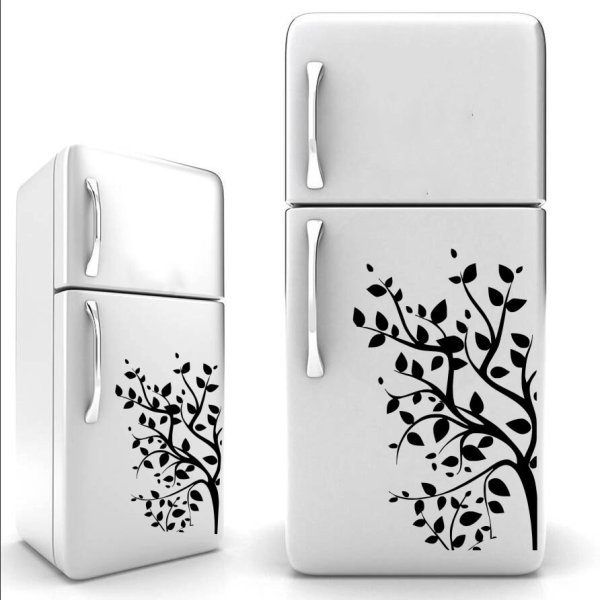 Виниловые наклейки на холодильник