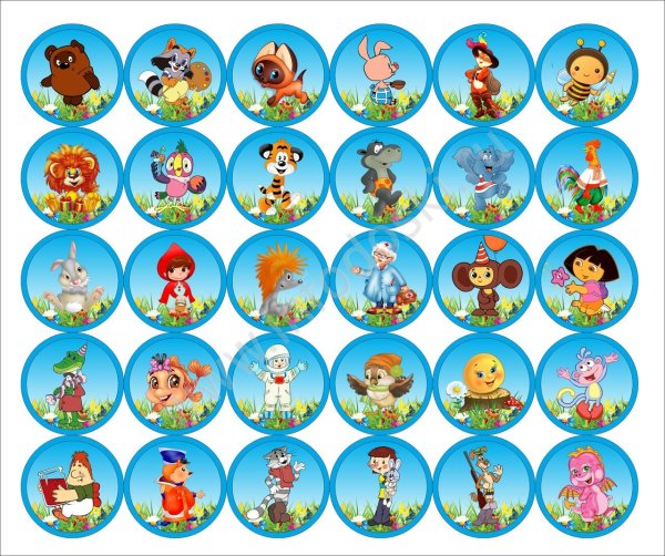 Наклейки на кроватки в детском саду