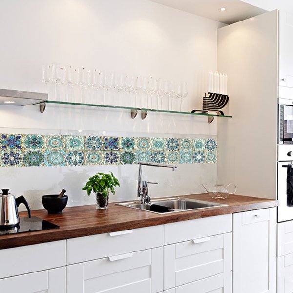 Цветная плитка для кухни