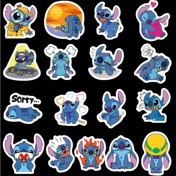 Наклейки Лило и Стич