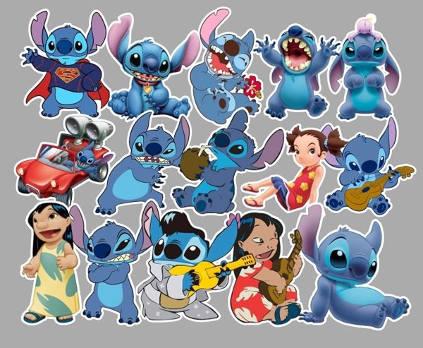 Лило и Стич Стикеры