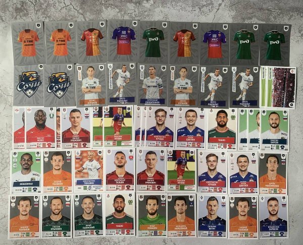 Наклейки Панини РПЛ 2021-22