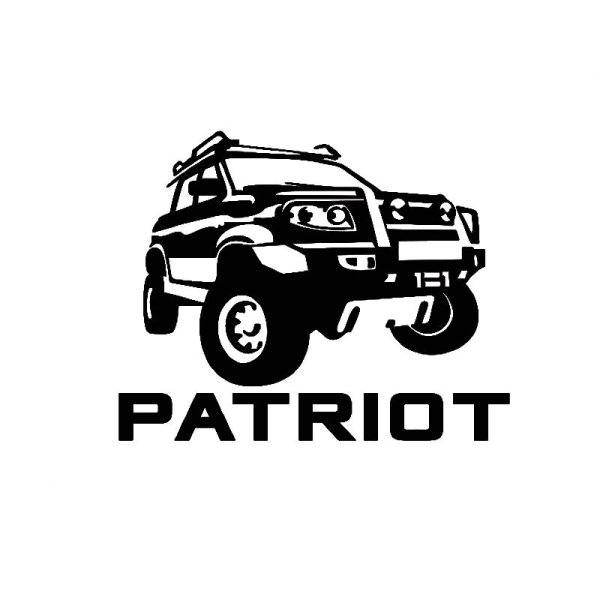 Наклейка на лобовое стекло УАЗ Хантер