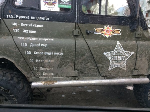 Наклейка off Road УАЗ Патриот