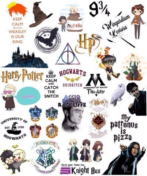 Стикерпак Гарри Поттер печать