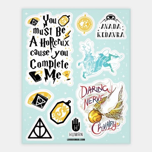 Стикеры для ежедневника Гарри Поттер